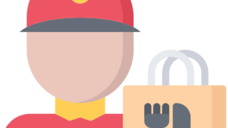 Uber Eats(ウーバーイーツ)により飲食店はバイトスタッフを雇用せず宅配できる仕組みになったイメージ画像